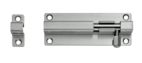 Eurospec Straight Barrel Bolts (various Lengths), Polished Or Satin Stainless Steel
