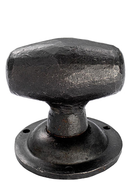 Ludlow Foundries Hammer Head Mortice Door Knobs (60mm Dia Rose), Beeswax  (sold In Pairs)