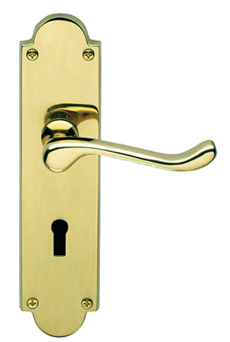 Caterham Polished Brass Door Handles (sold In Pairs)