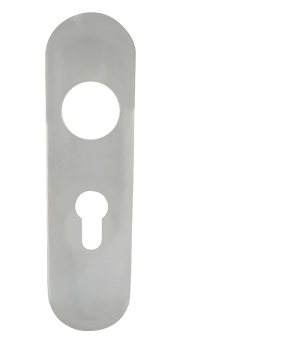 Eurospec Radius Stainless Steel Cover Plates, Satin Or Polished Stainless Steel  (sold In Pairs)