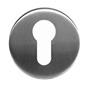 Eurospec Euro Profile Stainless Steel Escutcheons, Polished Or Satin Stainless Steel