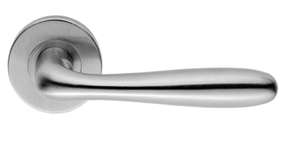 Eurospec Bulb Stainless Steel Door Handles – Satin Stainless Steel  (sold In Pairs)