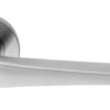 Eurospec Shaped Stainless Steel Door Handles