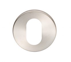 Eurospec Oval Profile Stainless Steel Escutcheons
