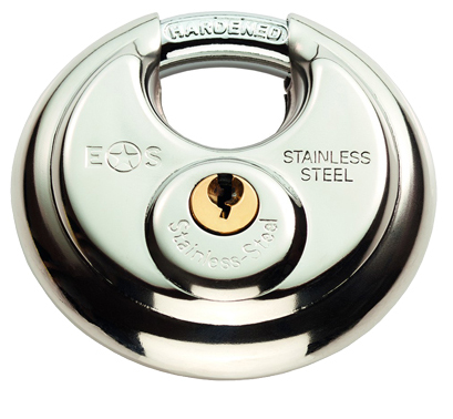 Eurospec Closed Shackle G304 Stainless Steel Padlock, 70mm Or 80mm (keyed To Differ)