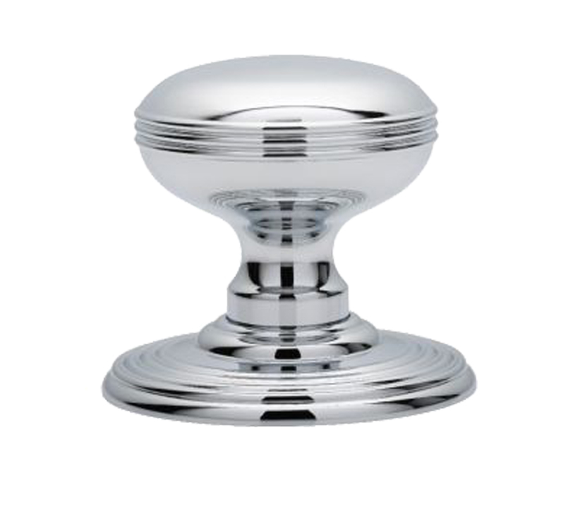 Delamain Ringed Concealed Fix Mortice Door Knob, Polished Chrome (sold In Pairs)