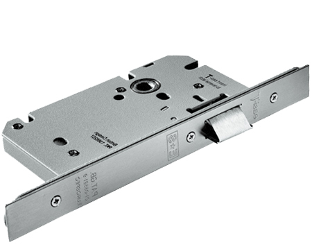 Eurospec Din Latch (architectural), Satin Stainless Steel Finish Standard (with Optional Extra Finish Face Plates)