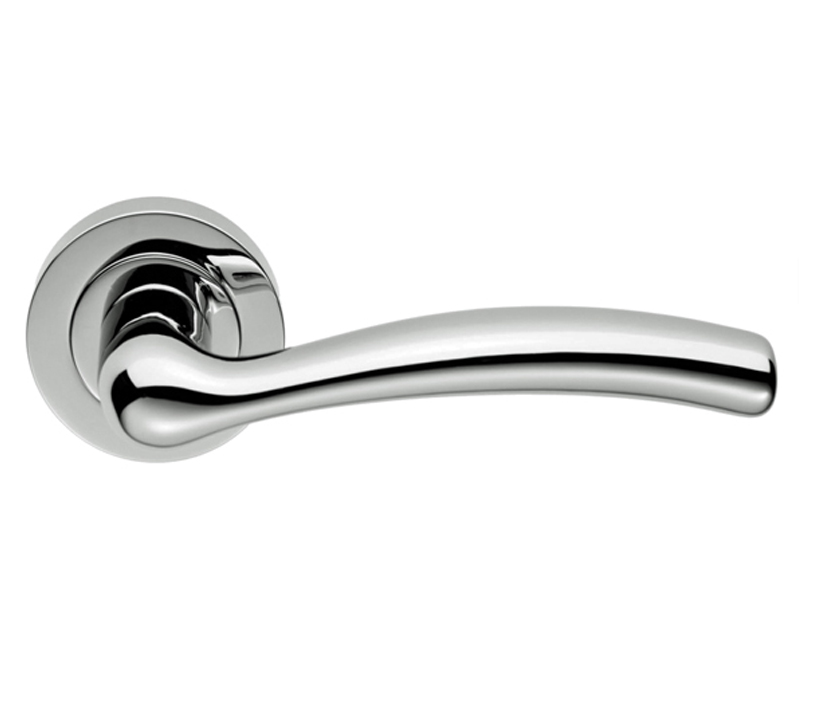 Manital Easy Polished Chrome, Satin Chrome Or Polished Brass Door Handles (sold In Pairs)