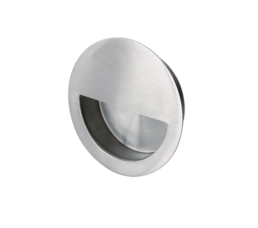 Satin (matt) Stainless Steel – 90mm Diameter