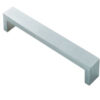 Fingertip Square Section Cabinet Handle (Multiple Sizes), Stainless Steel