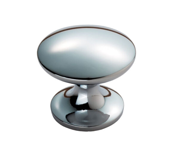 Fingertip Silhouette Cupboard Knob, Polished Chrome