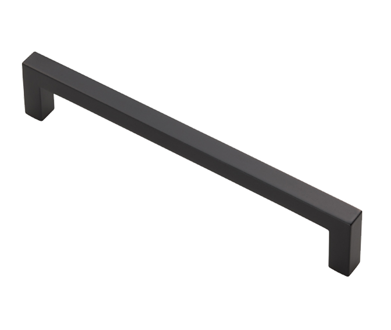 Fingertip Block Cabinet Pull Handles (160mm Or 320mm C/c), Matt Black