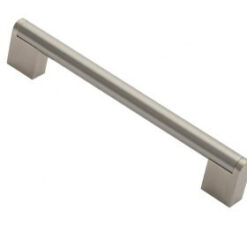 Fingertip Square Section Cabinet Handle (Multiple Sizes), Satin Nickel