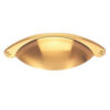 Traditional Cupboard Cup Pull Handle (64Mm C/C), Satin Brass