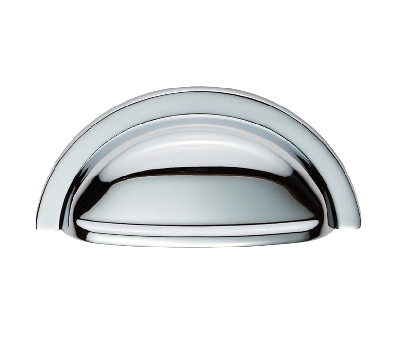 Oxford Cupboard Cup Pull Handle (76mm C/c), Polished Chrome