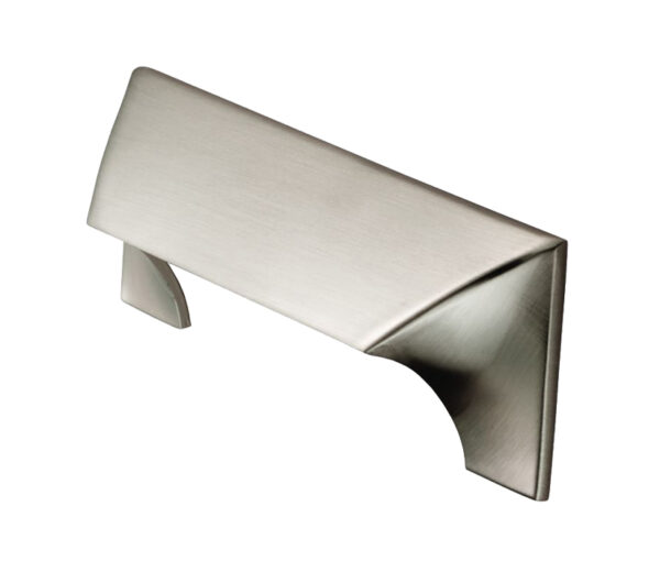 Fingertip Capori Cabinet Pull Handle (96mm, 192mm Or 320mm C/C), Satin Nickel