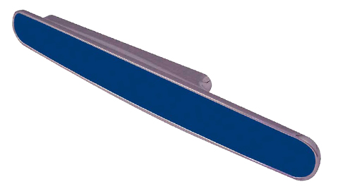 Frelan Hardware Jedo Collection Chameleon 1 Cabinet Pull Handles (96mm C/c), Blue