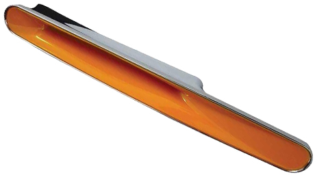 Frelan Hardware Jedo Collection Chameleon 2 Cabinet Pull Handles (96mm C/c), Orange