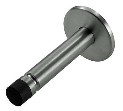 Eurospec Buffered Projecting Door Stop/coat Hook – Polished Or Satin Stainless Steel Finish