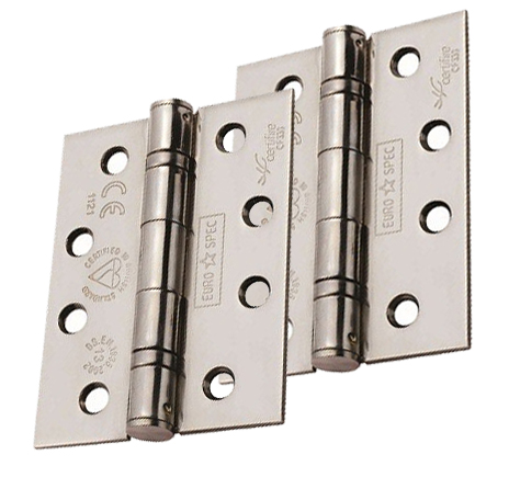 Eurospec Enduro 4 Inch Grade 13 Stainless Steel Ce Ball Bearing Hinges, (various Finishes) (sold In Pairs)