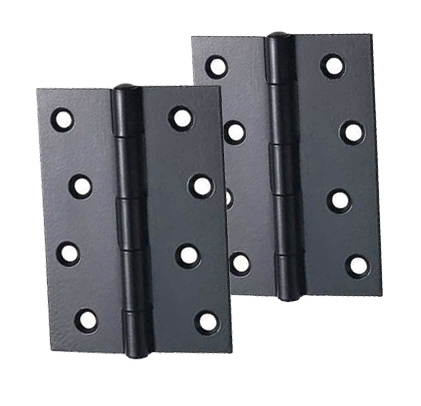 3 Or 4 Inch Butt Hinges, Black Finish  (sold In Pairs)