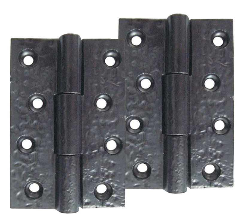 Frelan Hardware 4 Inch Butt Hinges, Black Finish (sold In Pairs)