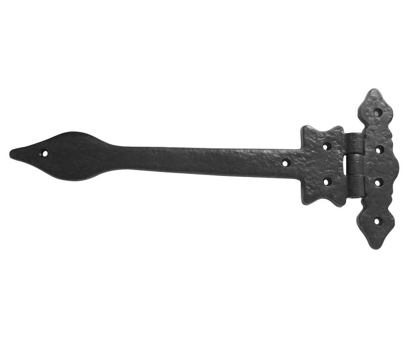 Frelan Hardware Arrow Head Working Hinges (300mm), Black Antique (sold In Pairs)