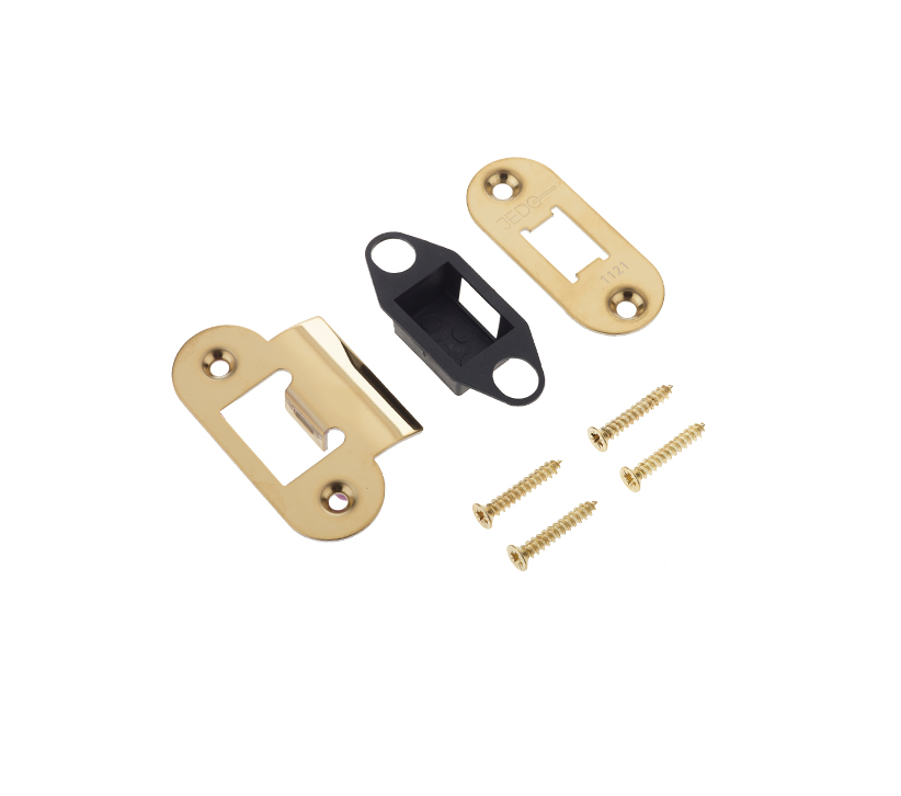 Frelan Hardware Radius Accessory Pack For Jl-hdt Heavy Duty Latches, Pvd Stainless Brass