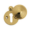 Standard Profile Reeded Covered Escutcheon