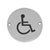 Disability Pictogram Sign (75mm Diameter)