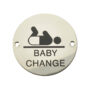 Baby Change Pictogram Sign (75mm Diameter)