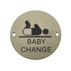 Baby Change Pictogram Sign (75mm Diameter)