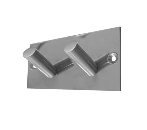 Double Robe Hook On Backplate