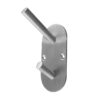 Hat & Coat Hook On Rounded Backplate