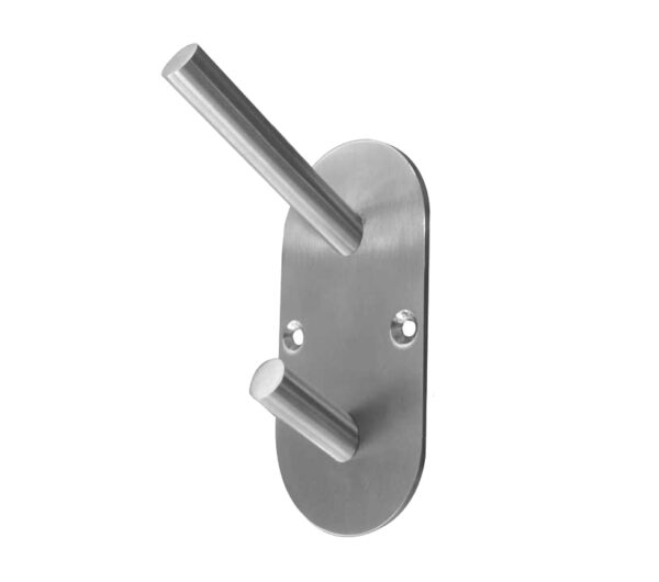 Hat & Coat Hook On Rounded Backplate