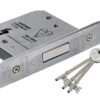 Eurospec Insurance Rated 5 Lever Easi T Dead Locks - Silver