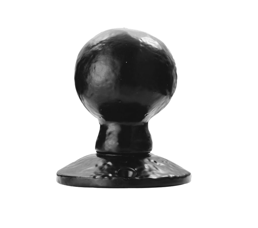 Ludlow Foundries Ball Shape Mortice Door Knob, Black Antique  (sold In Pairs)