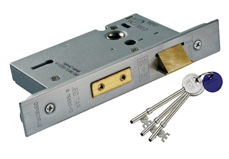 Eurospec 3 Lever Sash Locks, Silver – 76mm