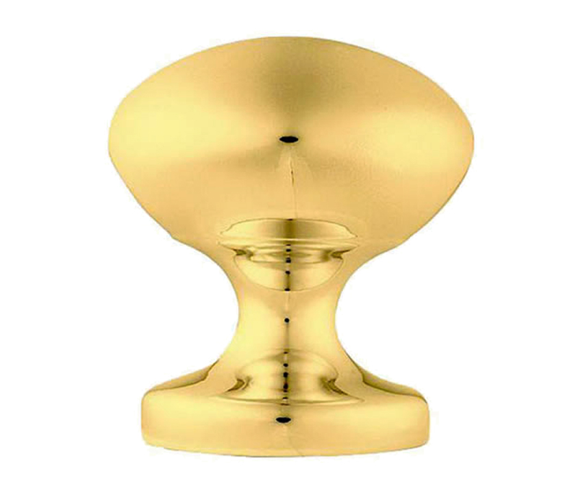 Easy Centre Door Knob, Polished Brass