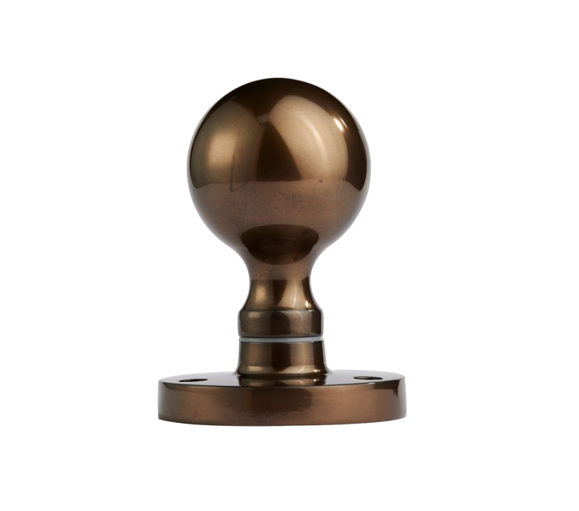 Manital Victorian Ball Mortice Door Knob, Dark Bronze  (sold In Pairs)