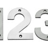 Eurospec 50mm Screw Fix Numerals (0 - 9),