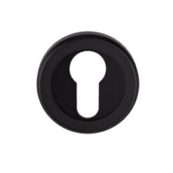 Serozzetta Euro Profile Escutcheon, Matt Black