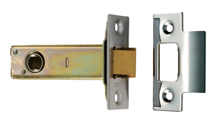 Eurospec Double Sprung Latches, Stainless/brass – 102mm