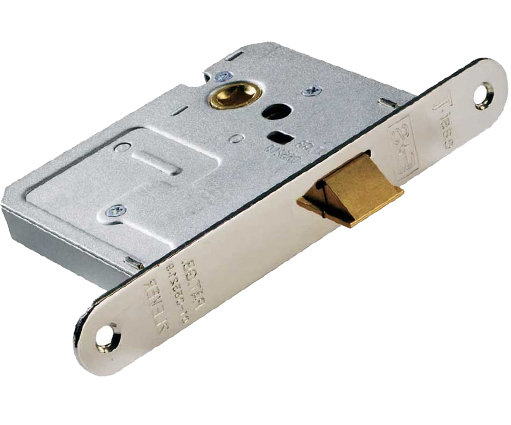 Eurospec Economy 2.5 Or 3 Inch Long Upright Case Mortice Latches (bolt Through) – Silver Finish