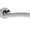Serozzetta Titan Door Handles On Round Rose, Polished Chrome - (Sold In Pairs)