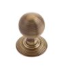 Reeded Mortice Door Knob Antique Bronze