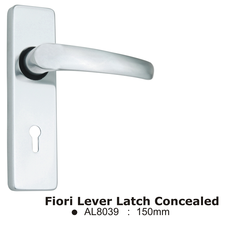 Fiori Lever Latch Concealed -150mm