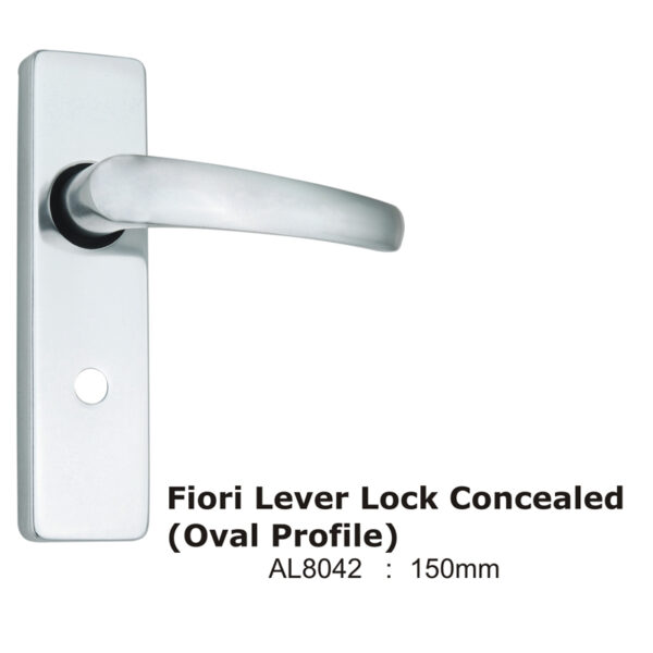 Flail Lever Lock Concealed (Oval Profile) -150mm