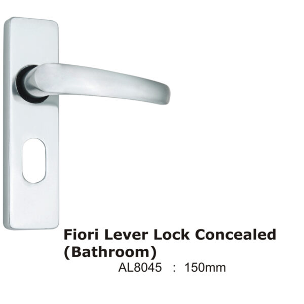 Fiori Lever Lock Concealed (Bathroom) -150mm