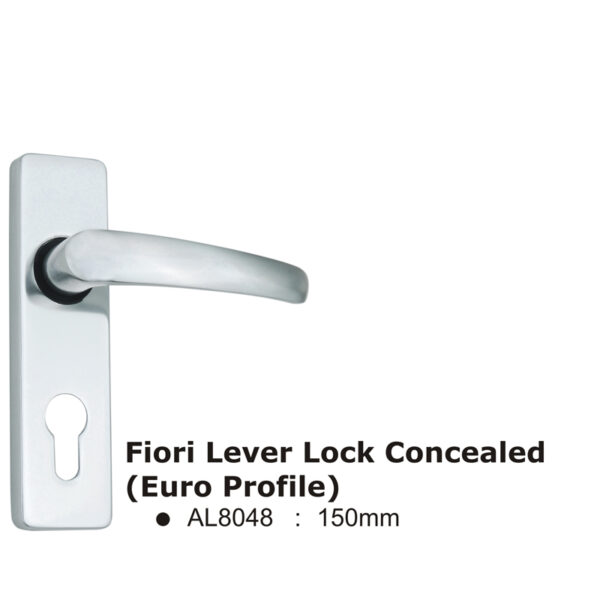 Fiori Lever Lock Concealed (Euro Profile) -150mm